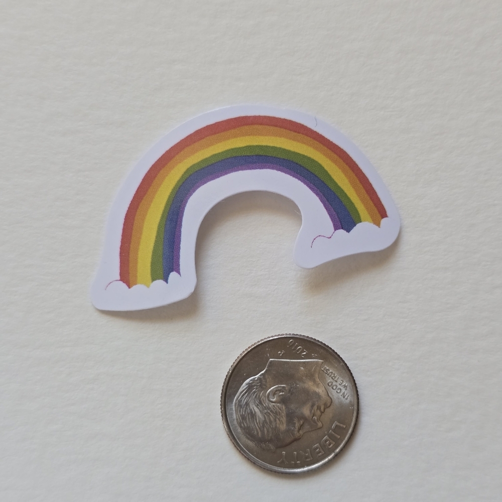 10/$10 Rainbow Cloud Sticker - Picture 2 of 2